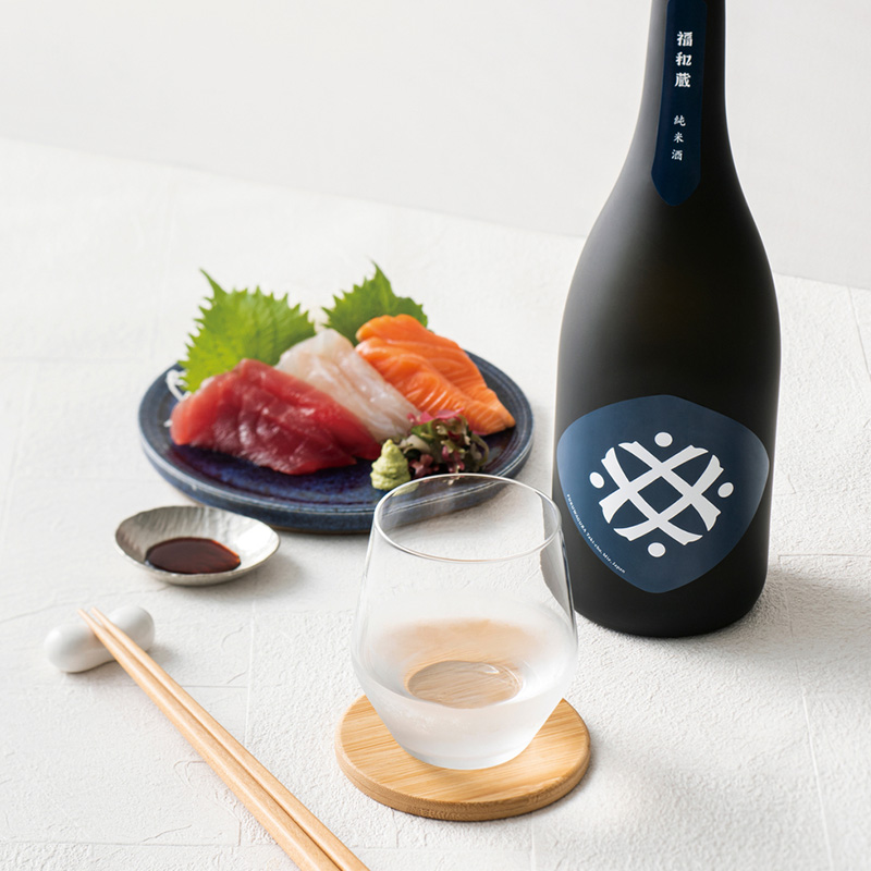 【バレンタインデーカード付】福和蔵 純米酒 1回火入れ 720ml(冷蔵)