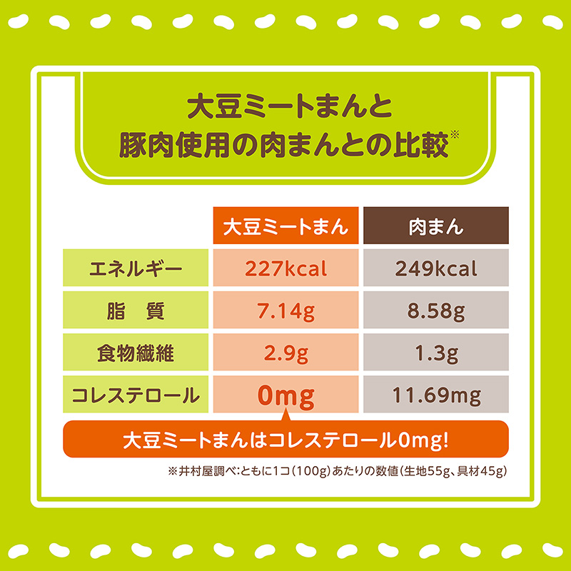 【電子レンジ対応】2コ入大豆ミートまん(冷凍)