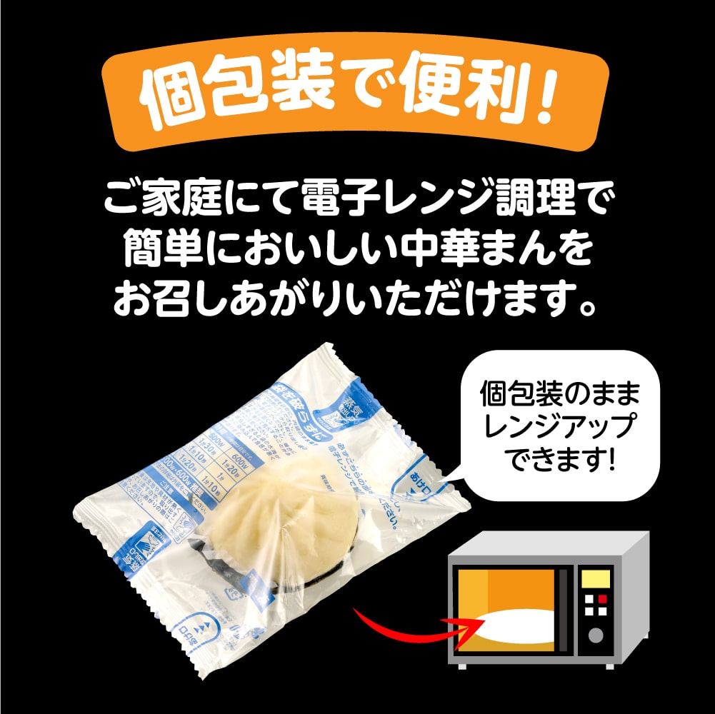 【電子レンジ対応】ゴールド肉まん・ピザまんアソート (冷凍)