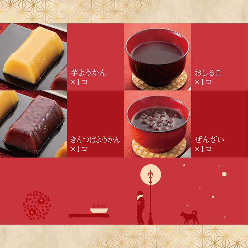 【12/1(火)以降着/御歳暮・御年賀のし対応】和菓子の彩 (WIR-20)