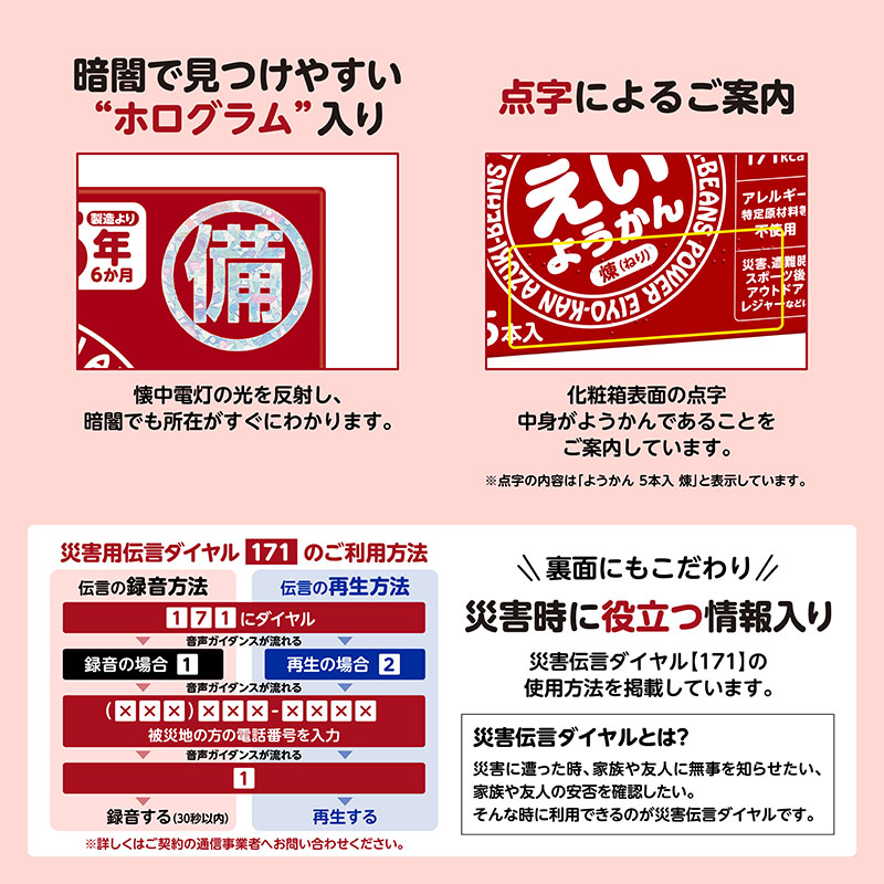 【5/9or10着/母の日カード付】【送料込み】えいようかん2種セット