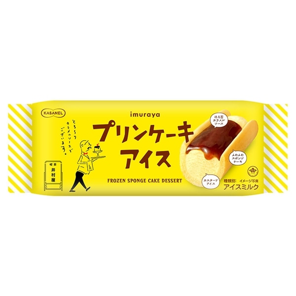 井村屋ウェブショップ Kasanel プリンケーキアイス 12コ入 アイスクリーム 懐かしくても 新しい 心のこもった品質を