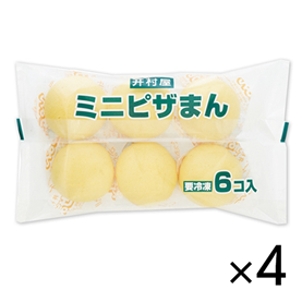 【電子レンジ対応】6コ入ミニピザまん(冷凍)  (4パック)(賞味期限：2023年11月13日)