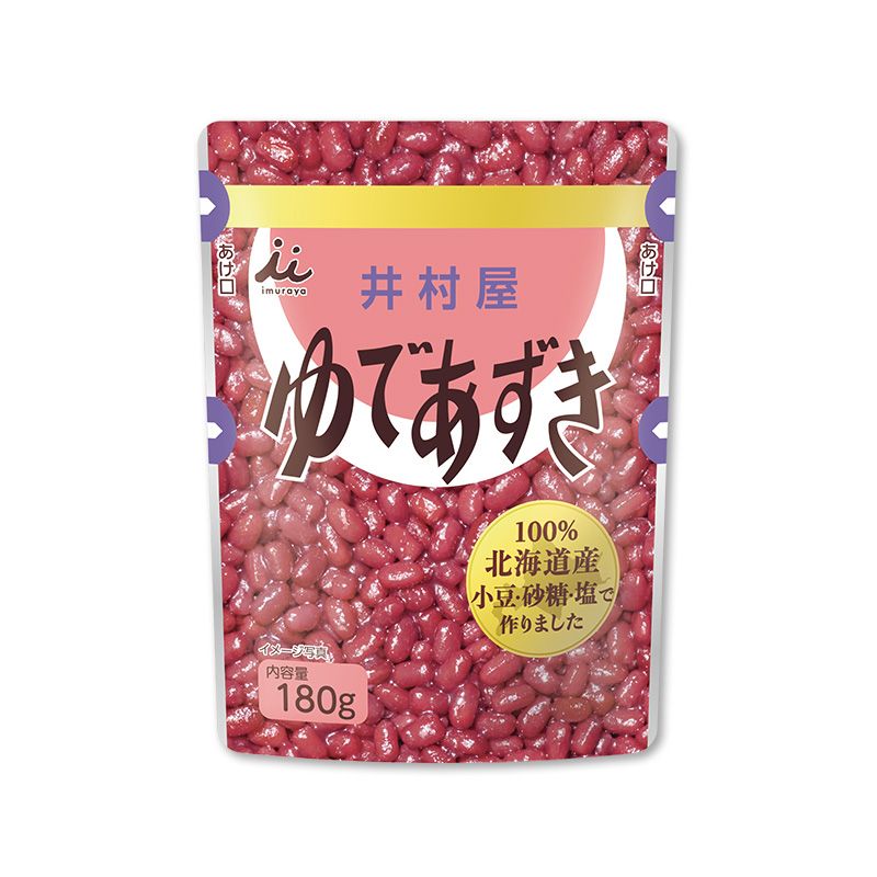 北海道パウチゆであずき180g