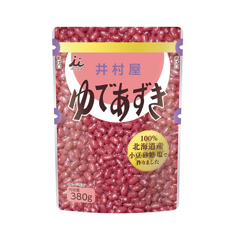北海道パウチゆであずき380g