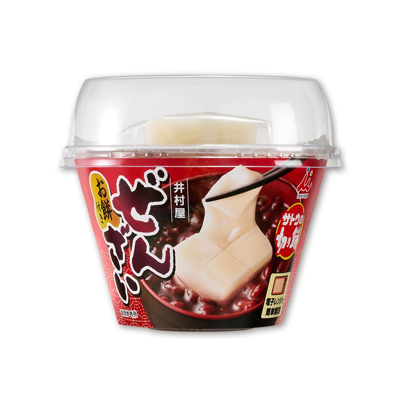 お餅付きぜんざい