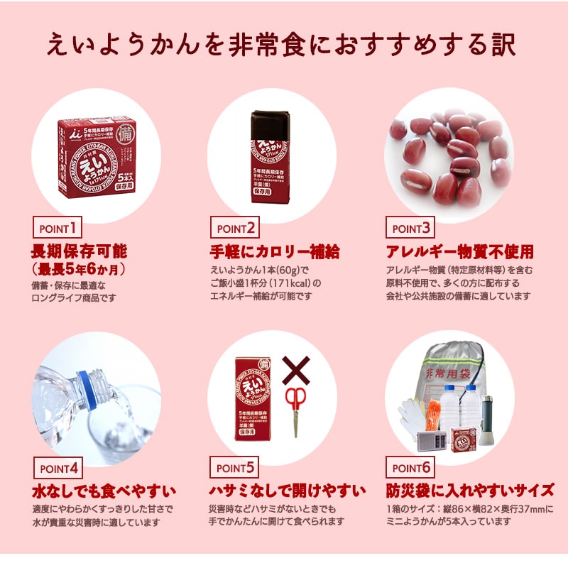 井村屋ウェブショップ｜えいようかん(1箱): 菓子・スイーツ｜懐かしくても、新しい。心のこもった品質を
