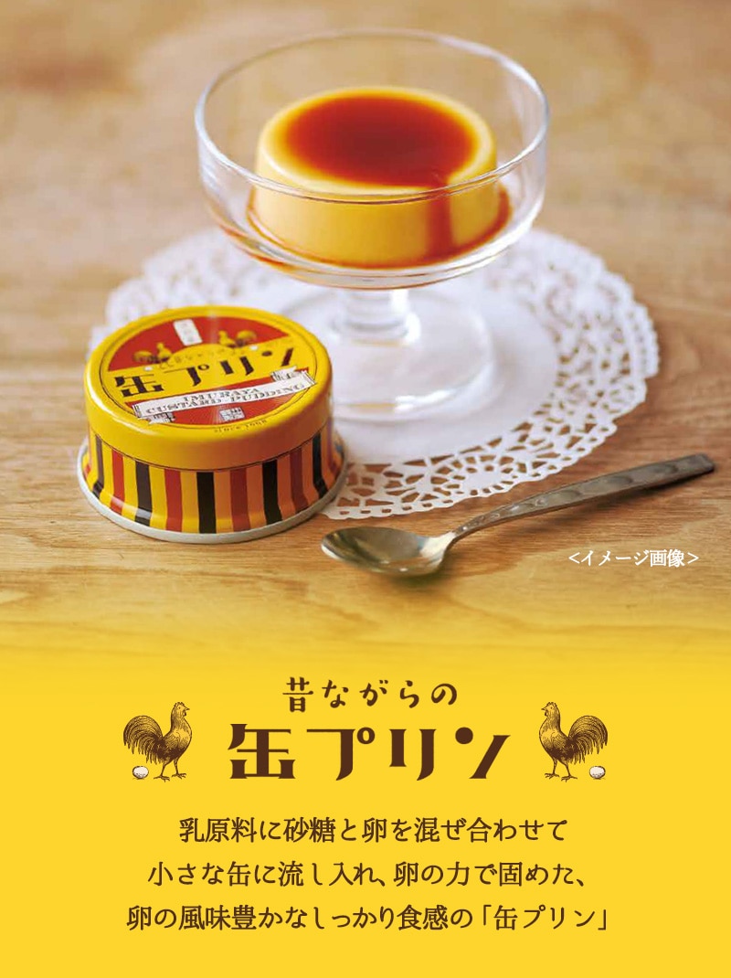 昔ながらの缶プリン